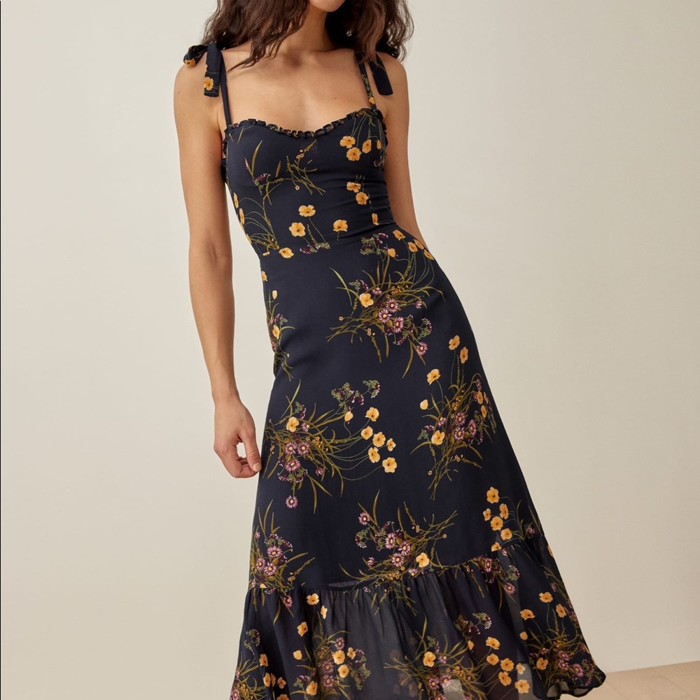 NWOT Reformation Nikita Dress in Mademoiselle